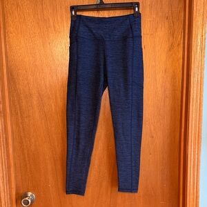 Victoria’s Secret Knockout Tights Pocket Leggings Heather Navy sz 4 Like New